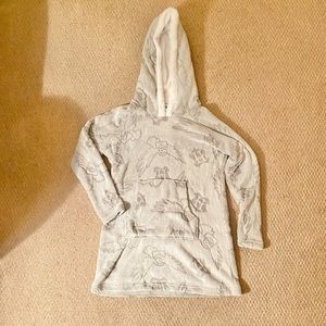 Harry Potter Women's Faux Fur, Hooded Nightgown (Size: Small)